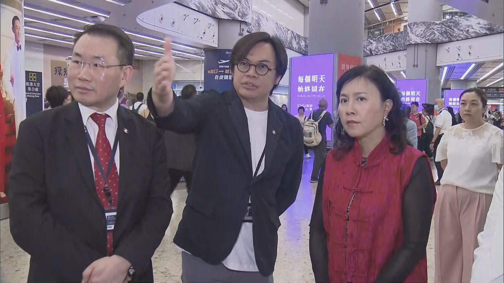 十一黃金周｜陳美寶視察高鐵西九龍站做好分流　實時監察港珠澳大橋粵車南下