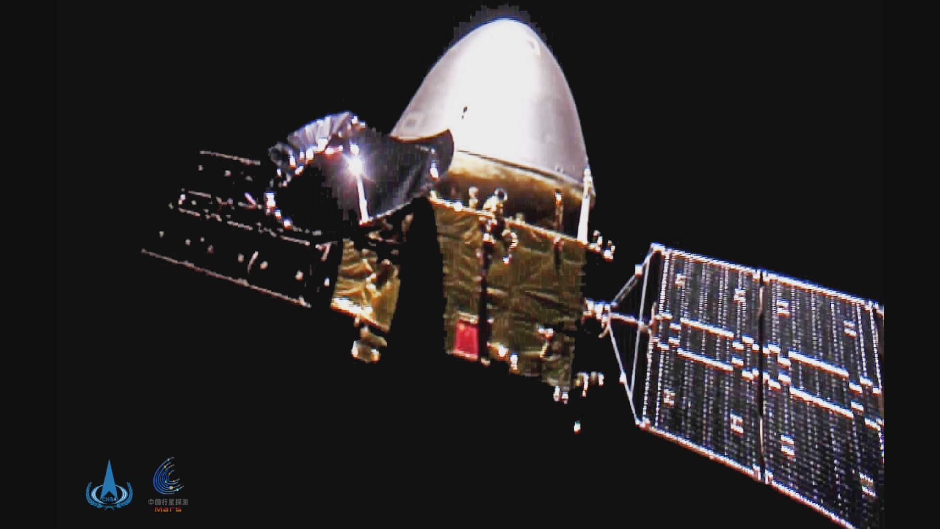 天問一號傳「自拍」照賀國慶