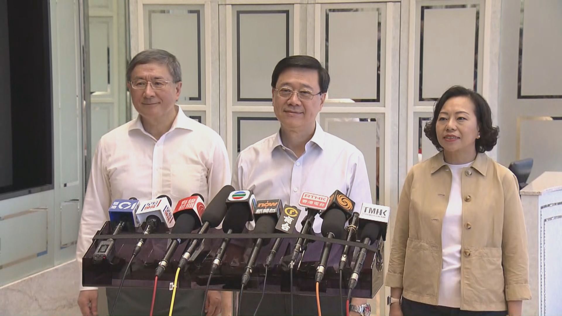 【足本全片】李家超元朗視察後見記者(一)