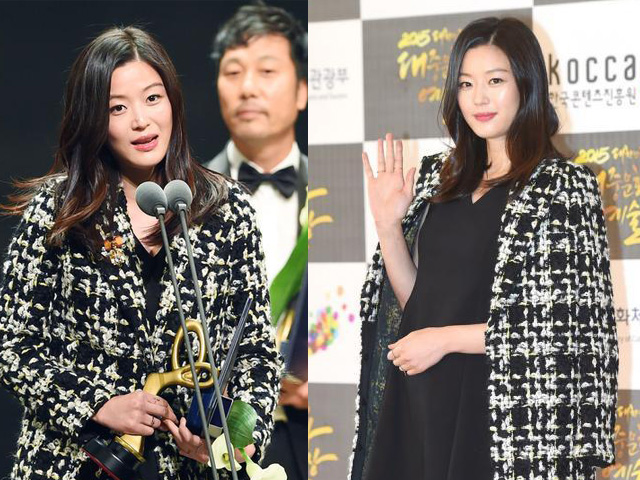 懶理網民批評 全智賢挺大肚攞獎