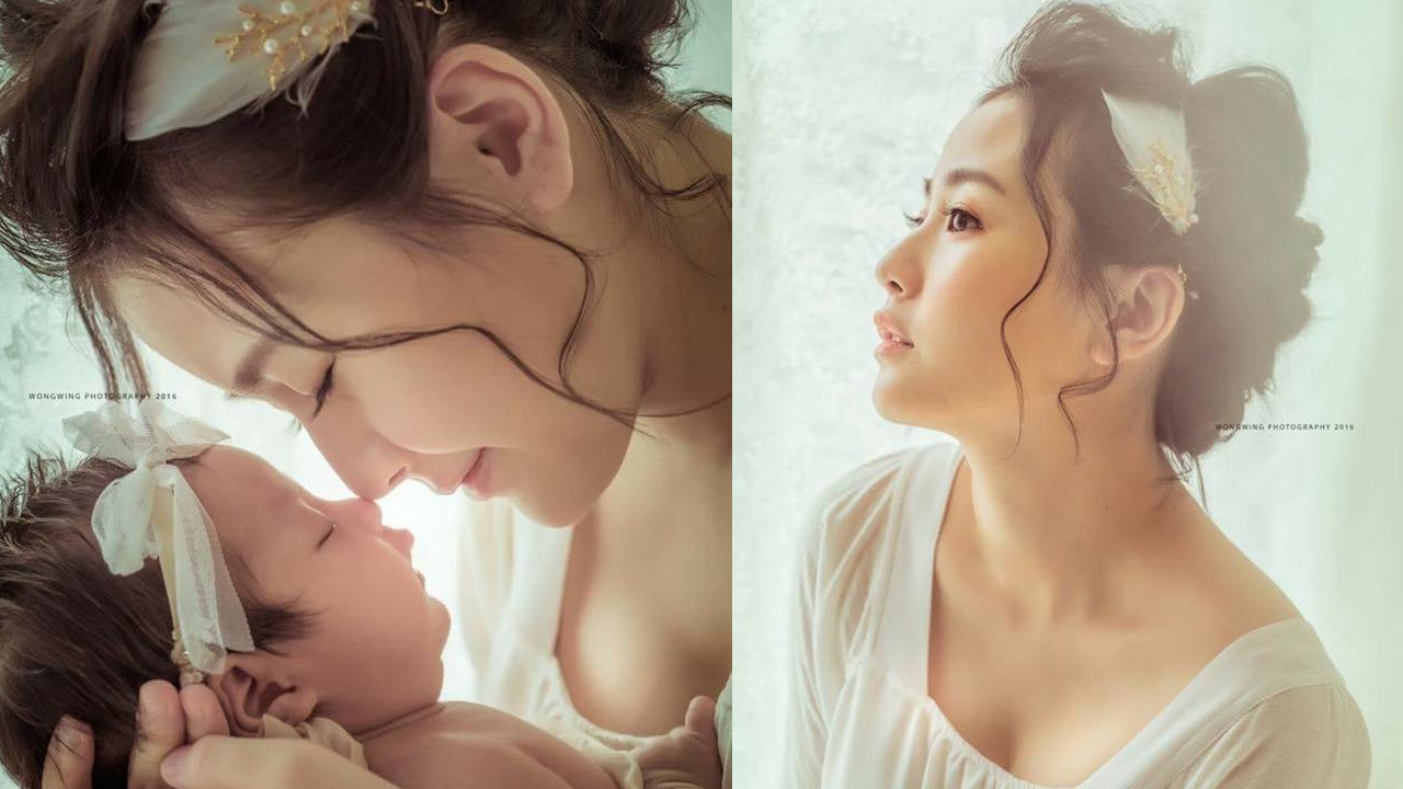 李蘊同囡囡貼鼻影寫真   輕露事業線晒媽媽級性感