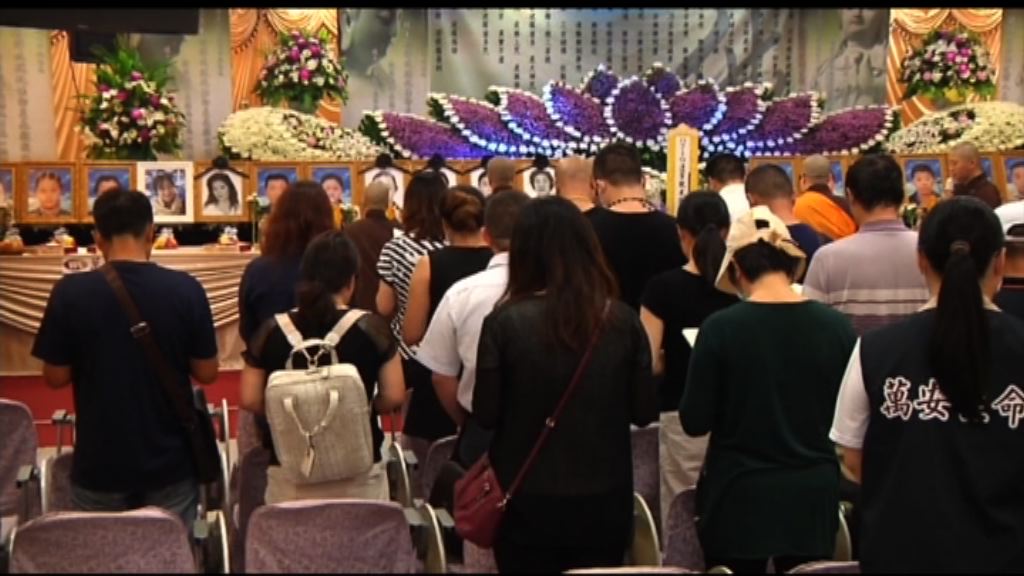 桃園旅遊巴死者頭七法會今日舉行