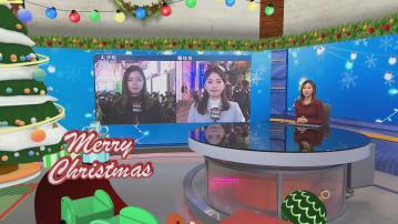 【現場報道】市民到港九歡度平安夜