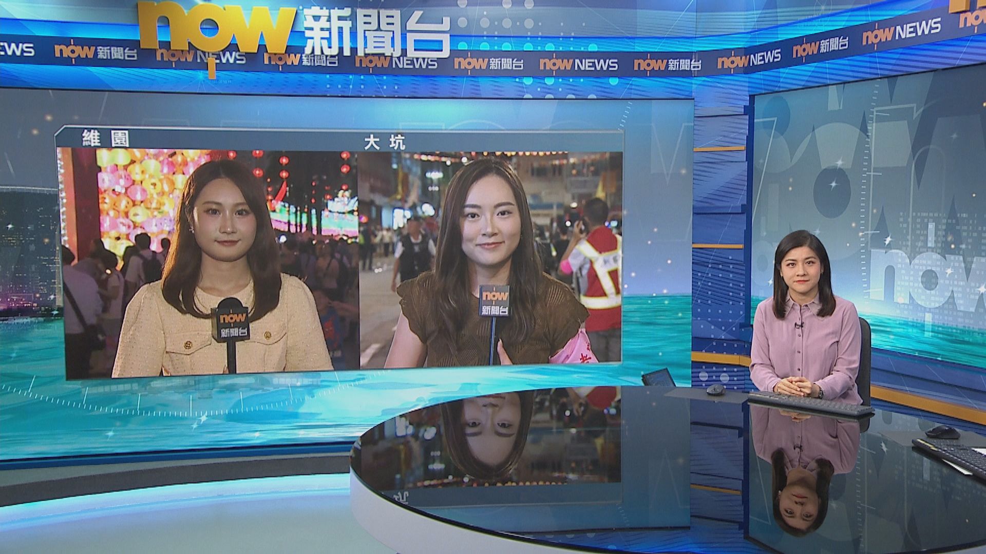 現場直擊｜遊客法國專程來港看火龍　市民飯後到維園觀賞綵燈會　