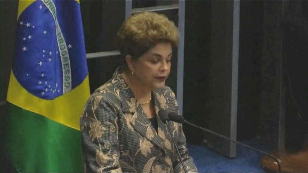 羅塞夫稱彈劾如政變　斥副總統篡權