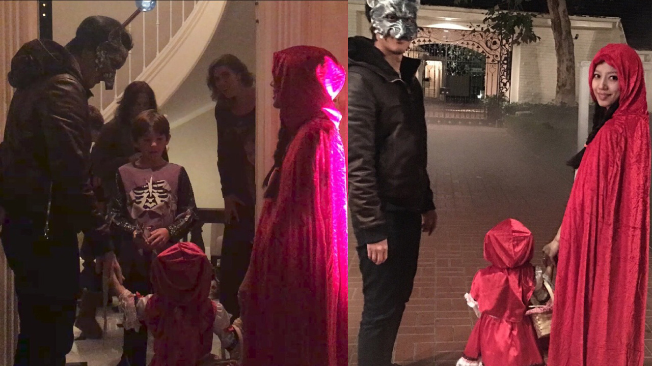 王力宏化身豺狼　拖小紅帽大囡討糖