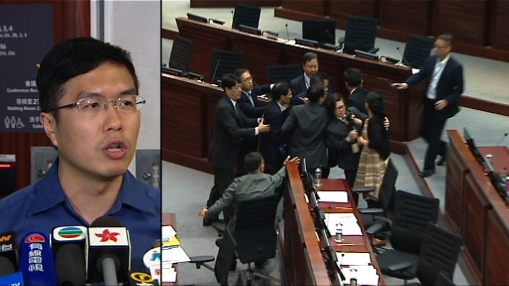 區諾軒批梁君彥意圖危言聳聽