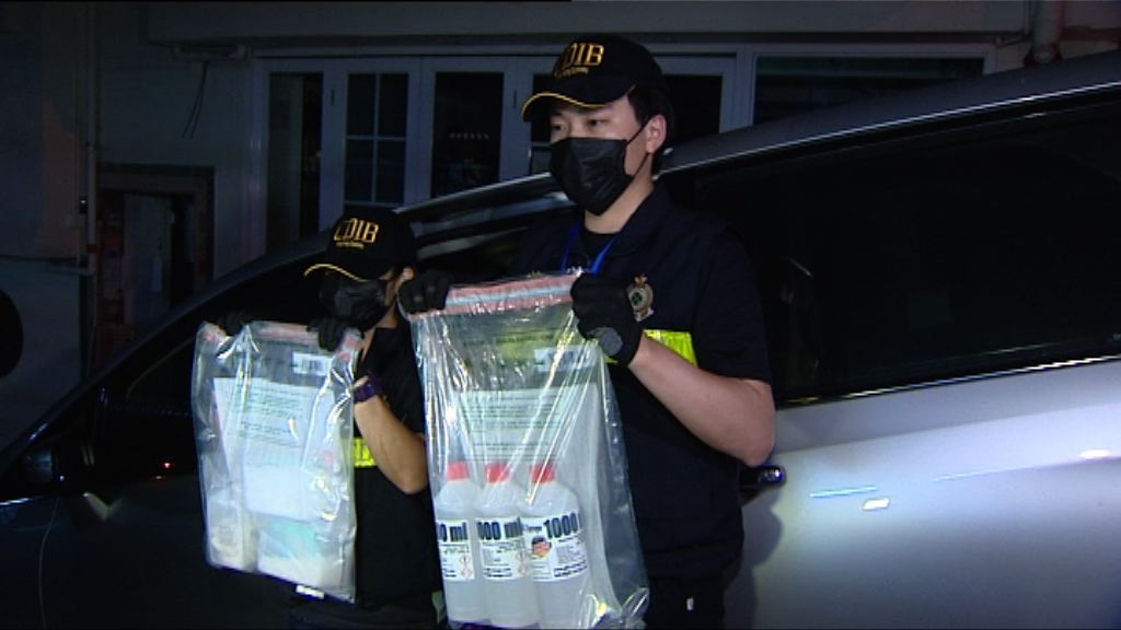 海關中環破毒窟檢190萬毒品