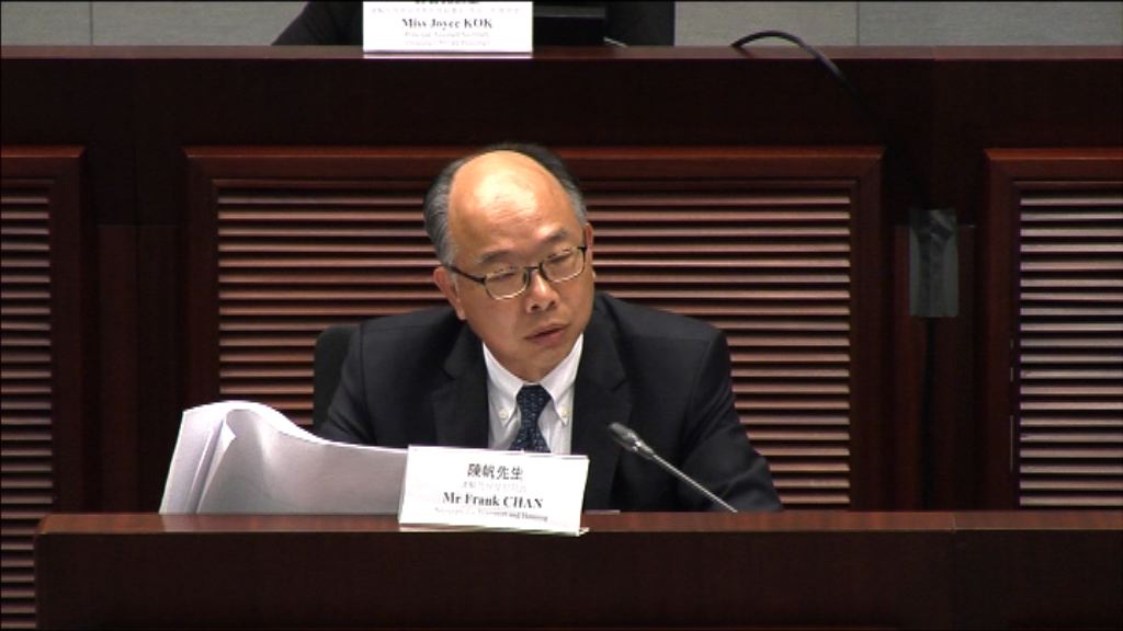 陳帆未有正面回應會否重推租管