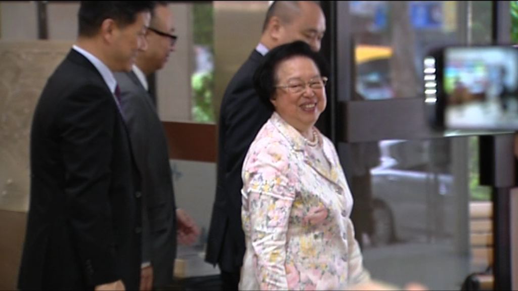 譚惠珠拒回應是否接任基本法委員會副主任