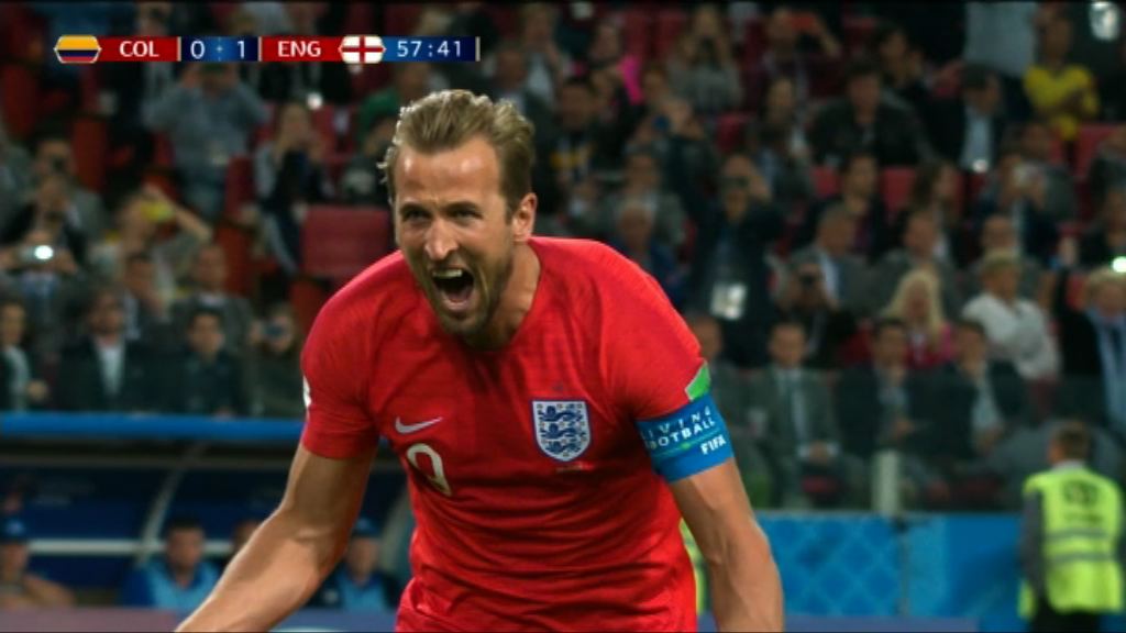 世界盃十六強　英格蘭互射十二碼淘汰哥倫比亞