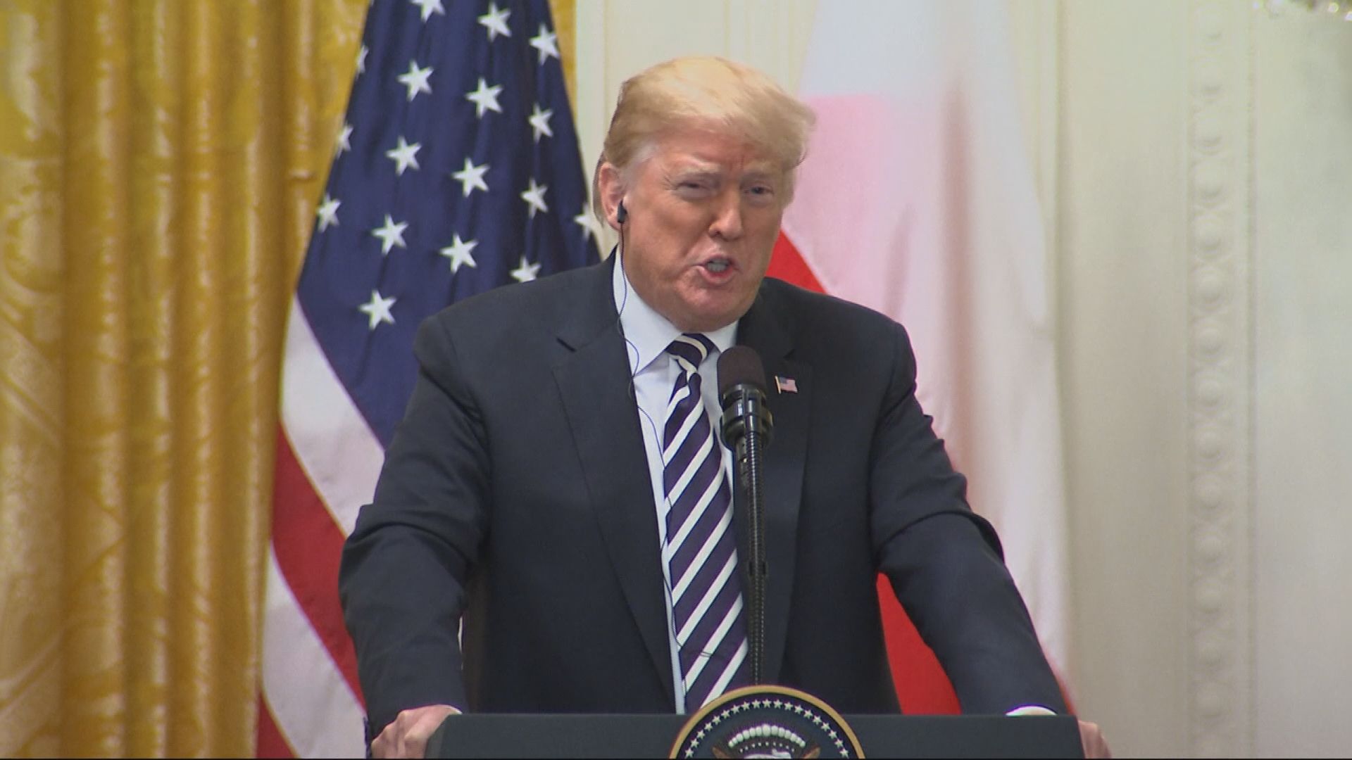 特朗普指中國試圖影響美國選舉