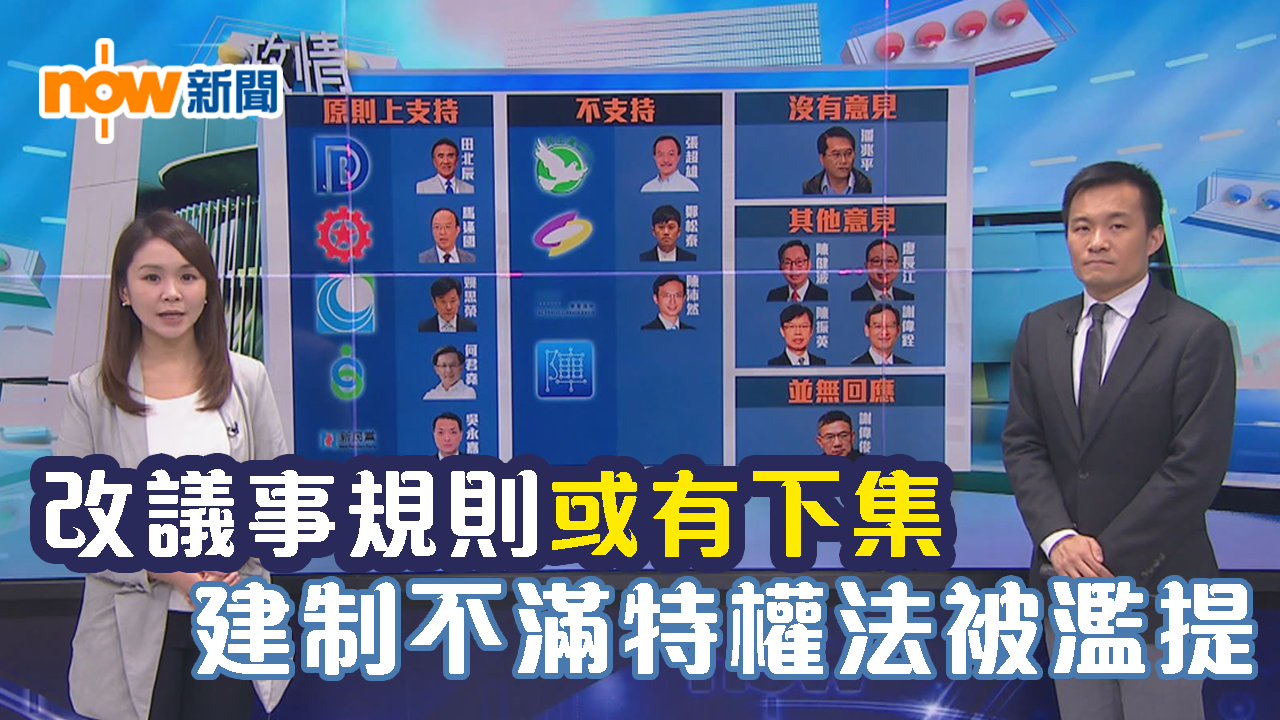 【政情】改議事規則或有下集　建制不滿特權法被濫提