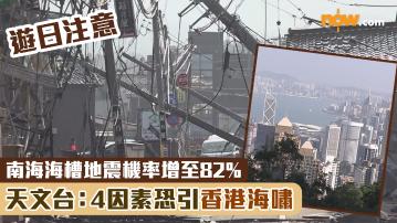 遊日注意｜南海海槽地震機率增至82%　天文台：4因素恐引香港海嘯