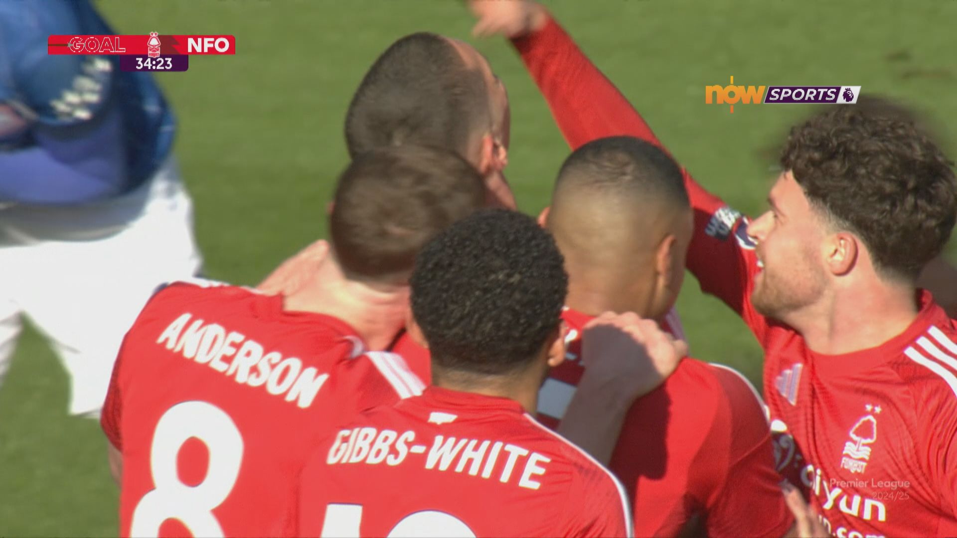 英超　葉士域治 2:4 諾定咸森林