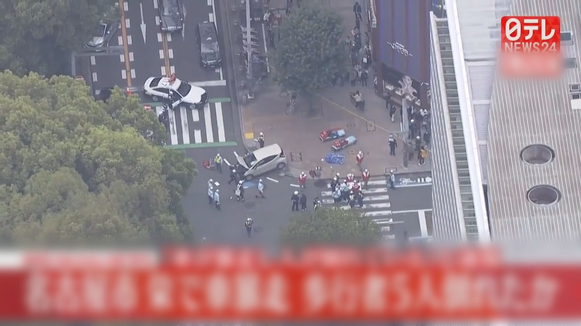 名古屋市中心私家車撞向途人　最少7傷