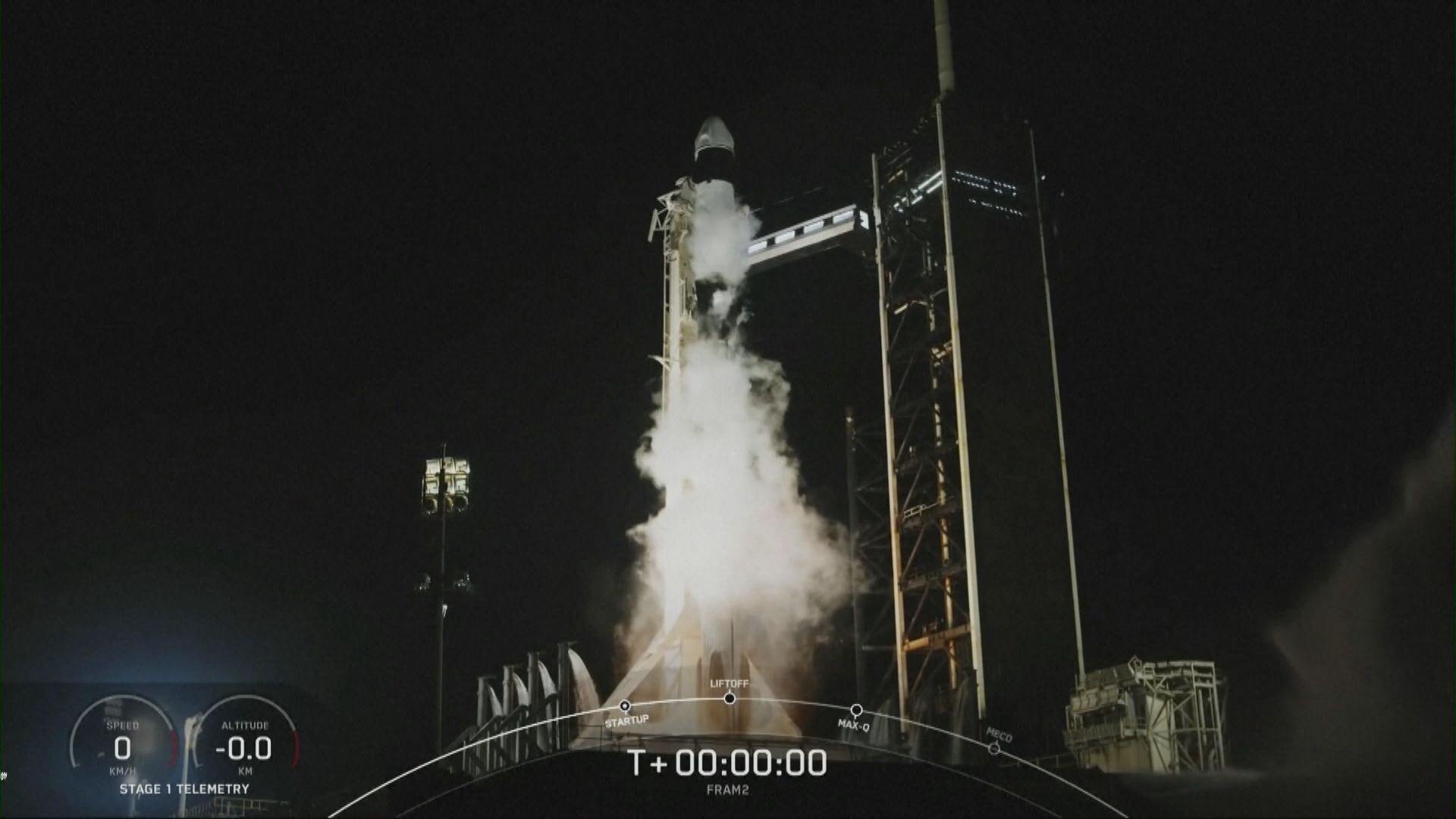 SpaceX執行首次人類繞極地飛行任務　華裔商人出資上太空