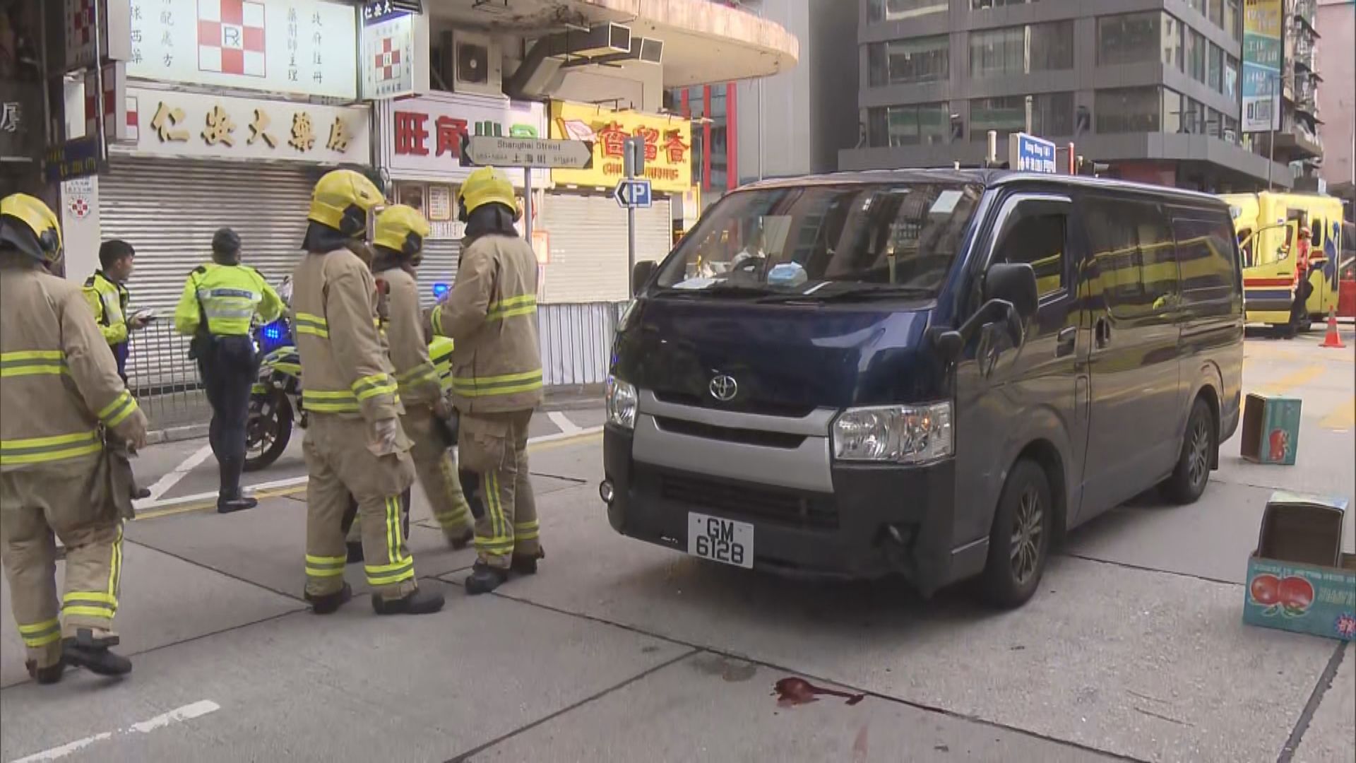 旺角男子被客貨車撞倒昏迷送院