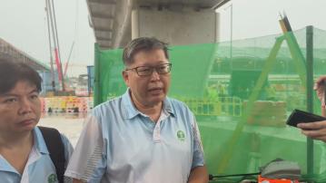 赤鱲角地盤墮工字鐵釀一死一傷　工會指天氣惡劣不應讓工人開工