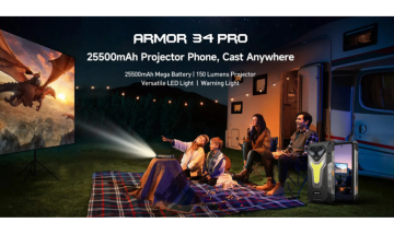 搭載投影機功能的三防手機，Ulefone Armor 34 Pro 開價$4,299!