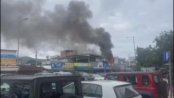 石澳鐵皮屋火警　一對男女手腳燒傷