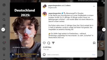 【見義勇為】美國男子遊德國電車上保護女性遭刺傷毀容　痛批歐洲移民亂象