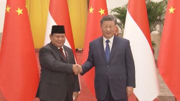 習近平會見印尼總統普拉博沃