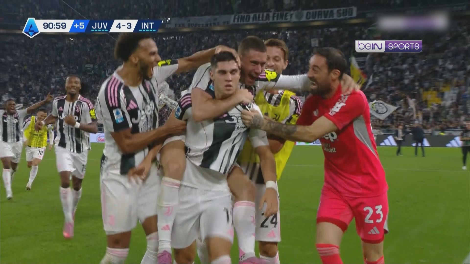 意甲　祖雲達斯 4:3 國際米蘭(吳紀恩報道)