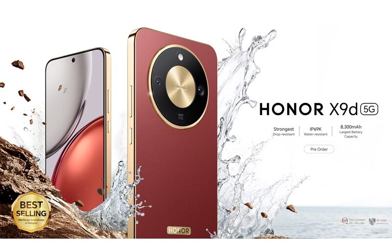 8300mAh 超大電量電池及 IP69K 防護等級，Honor X9d 正式發佈!