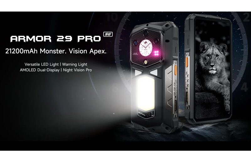 21200mAh 超大容量電池 + 專業熱感功能，Ulefone Armor 29 Pro 開價 $3,599 起!