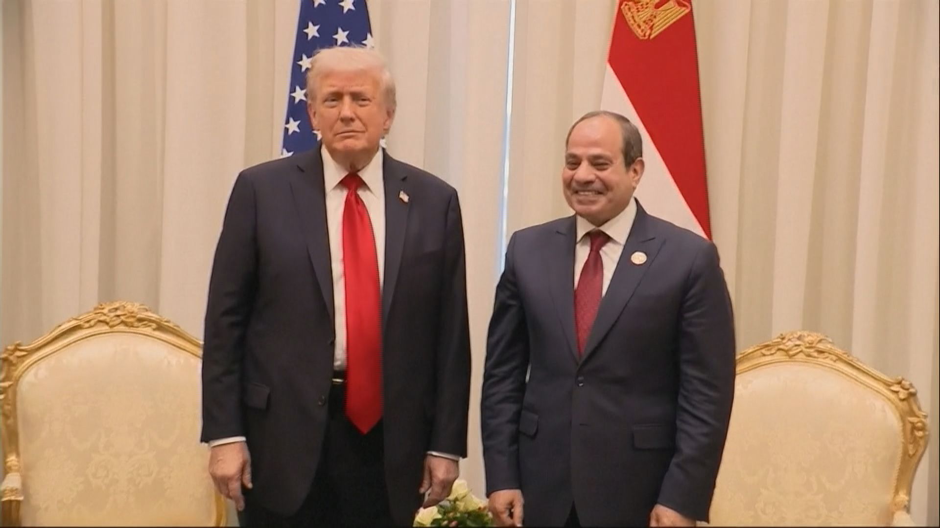 特朗普訪埃及出席和平峰會