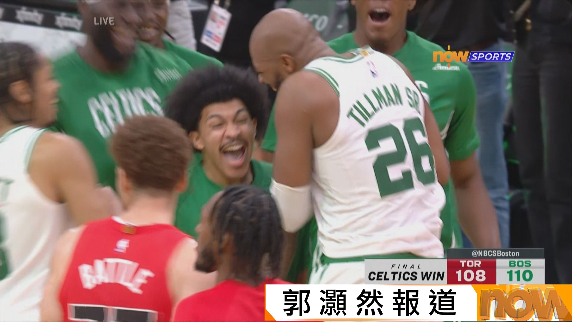 NBA季前熱身賽　速龍 108:110 塞爾特人