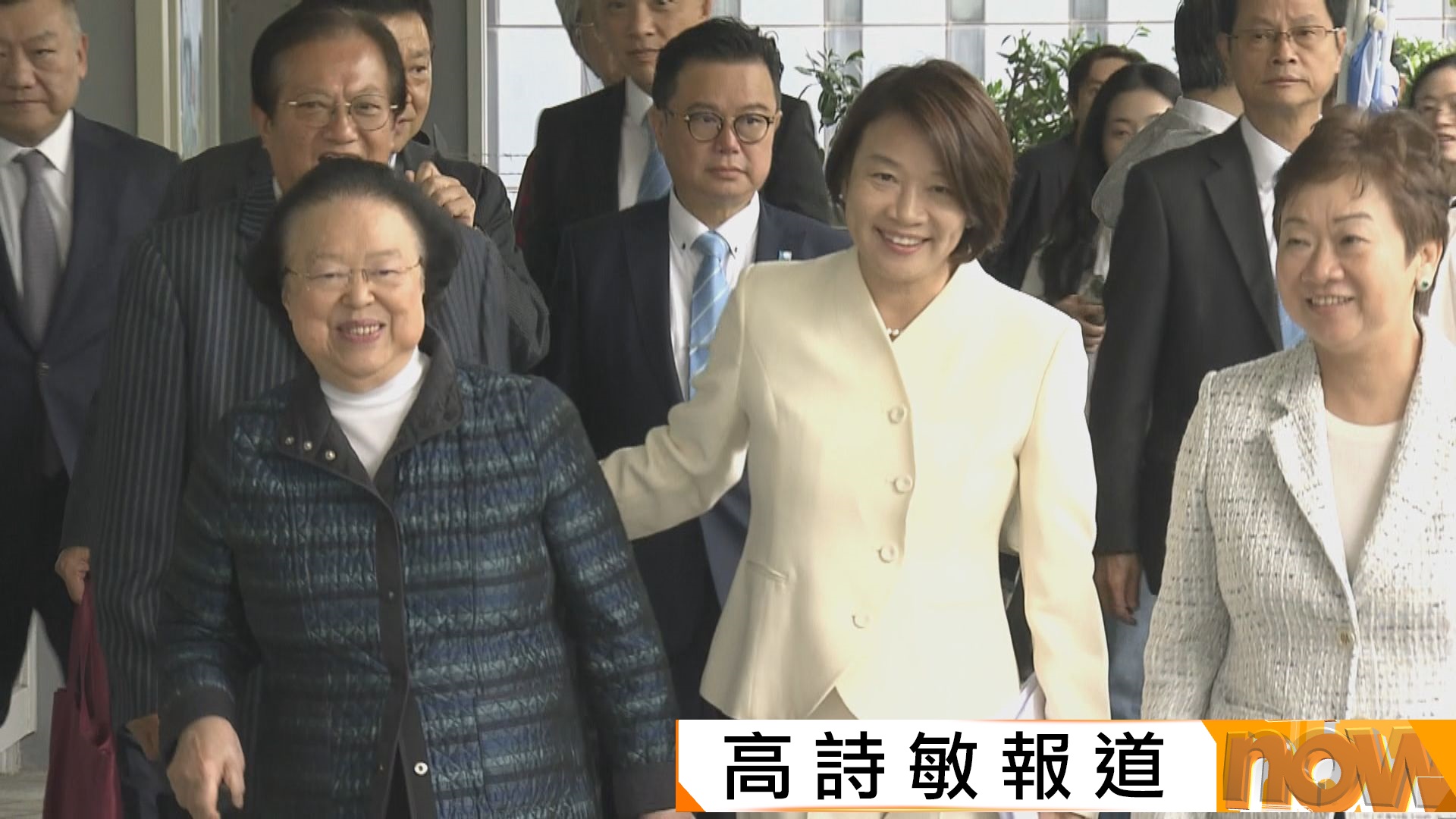 立法會選舉｜部分選委界參選人早上到政府總部報名