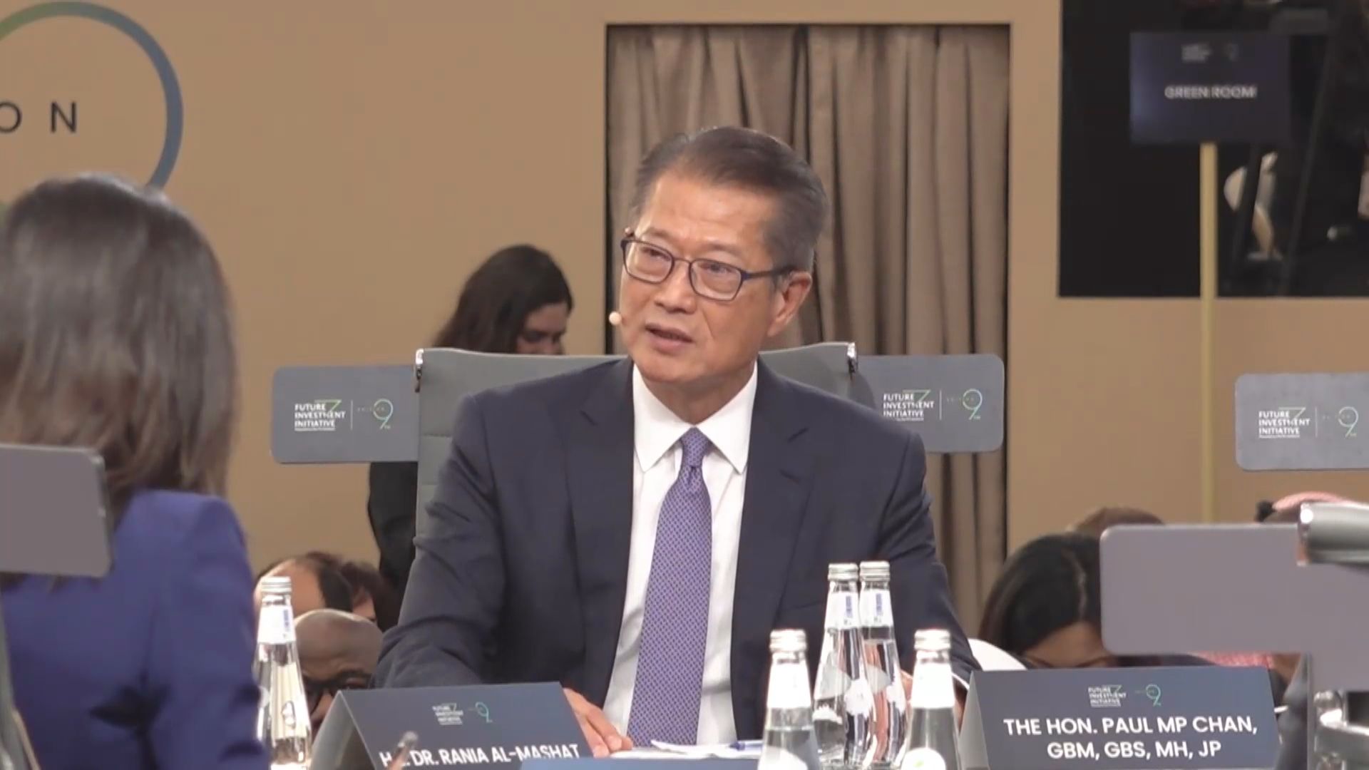 陳茂波於沙特阿拉伯出席未來投資倡議大會