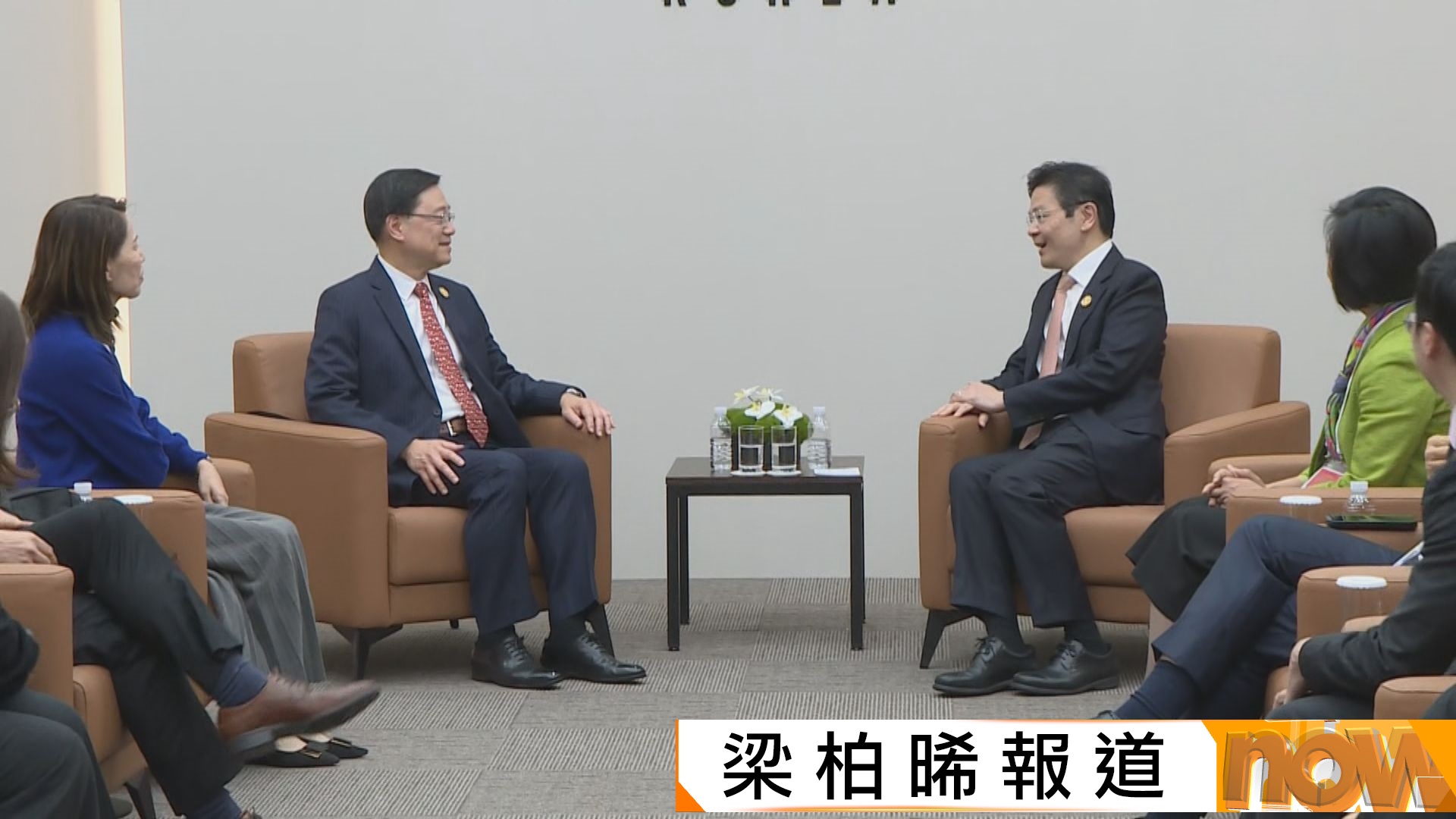 李家超出席APEC會議　與新加坡總理黃循財等人雙邊會談