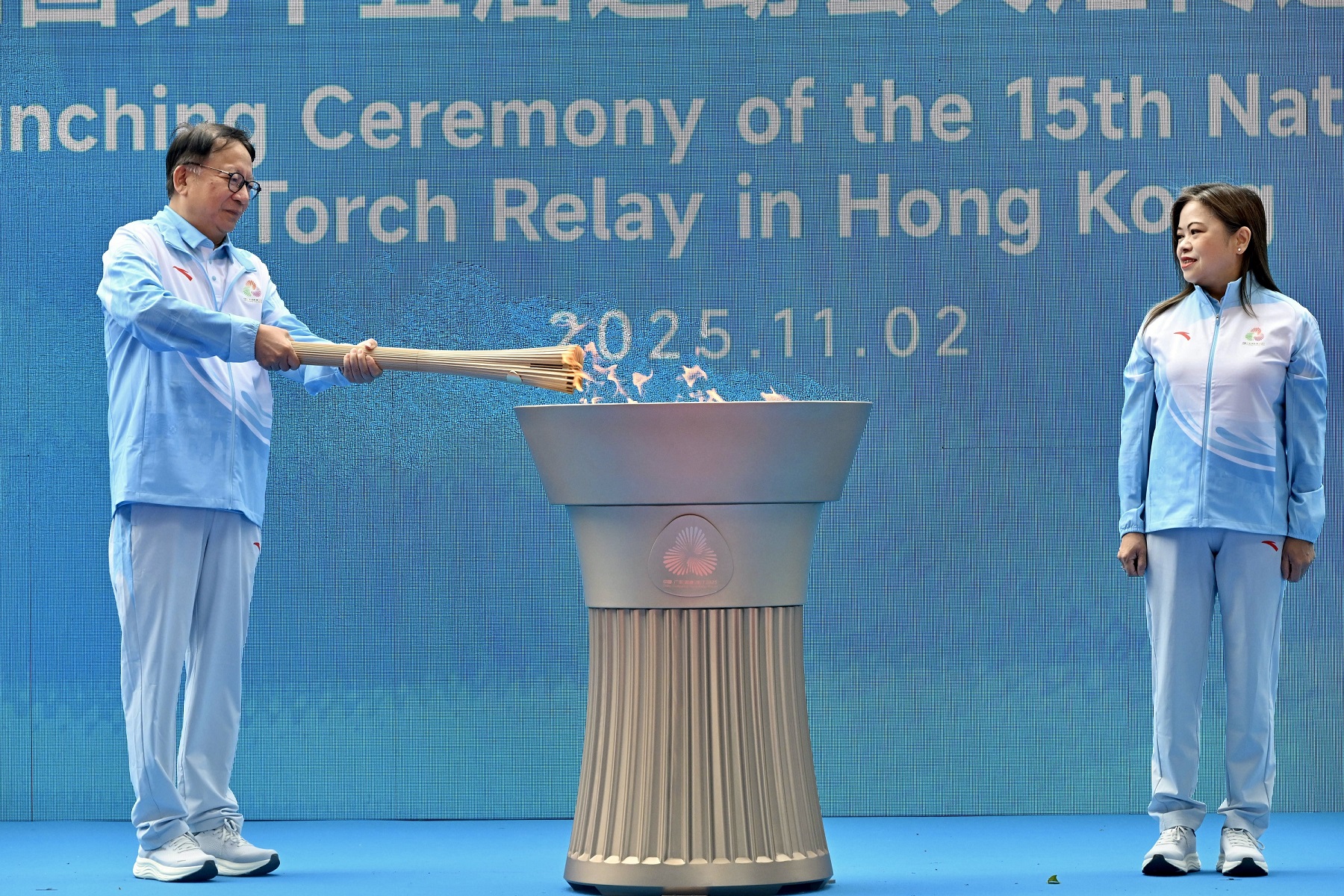 全運會．精彩圖輯(一)｜香港賽區火炬手傳遞　從政總走到啟德