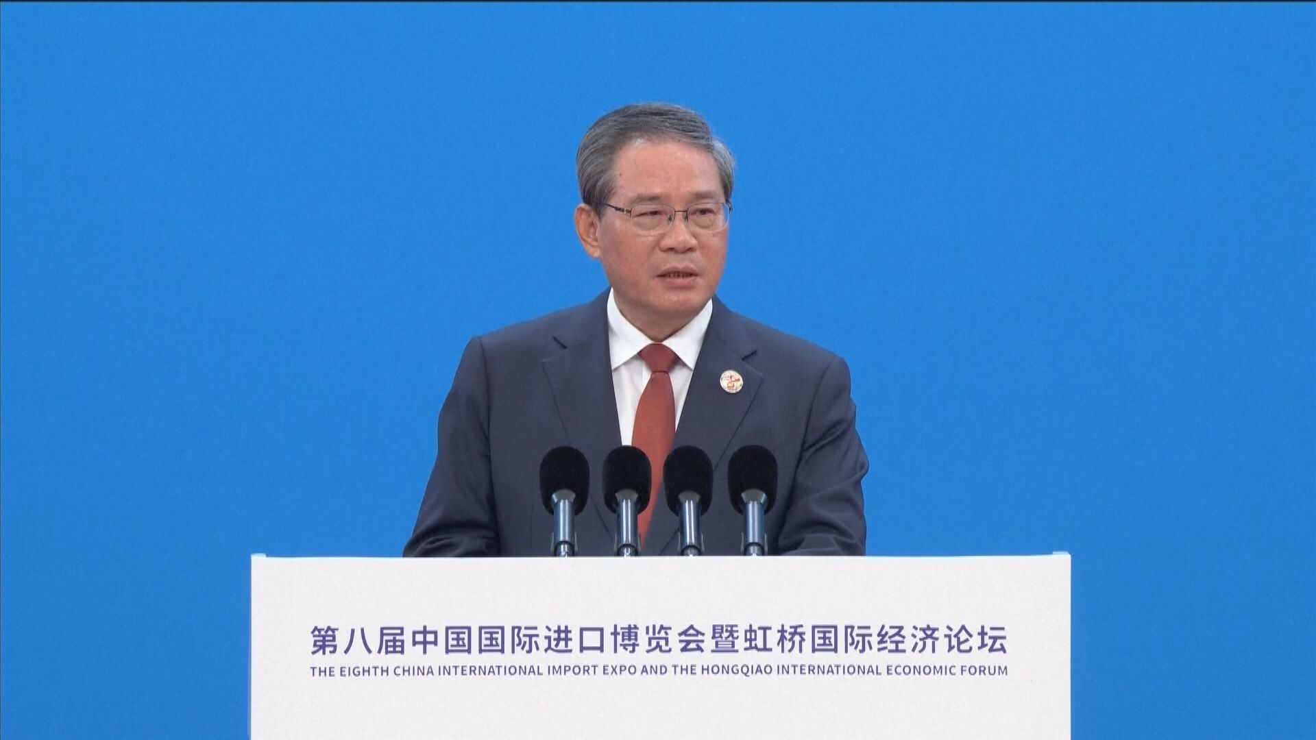 【上海進博會】李強：堅持平等互利合作 擁抱自由貿易