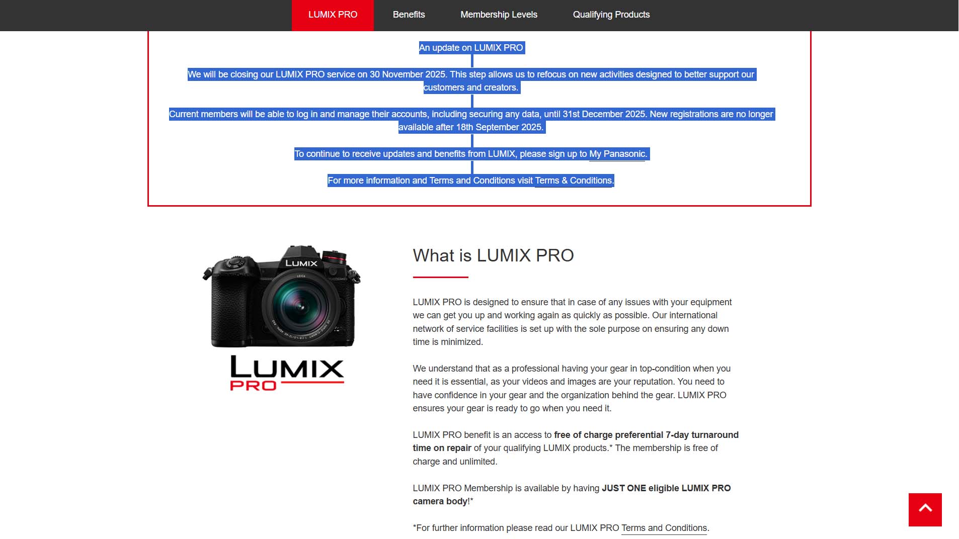 生意難撈！Panasonic 八個歐洲國家 Lumix Pro 專業服務月底停運