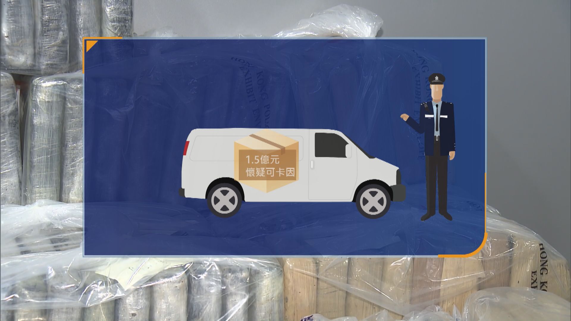 警方搗破水路販運1.5億元懷疑可卡因　拘捕3名男子