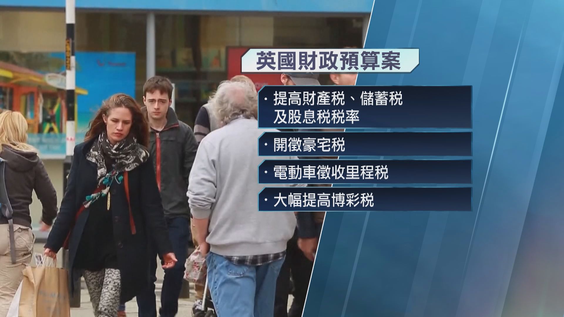 英國財政預算案提出大幅加稅以解財困　財相重申仍守不向勞動階段加稅承諾(何泳薇報道)