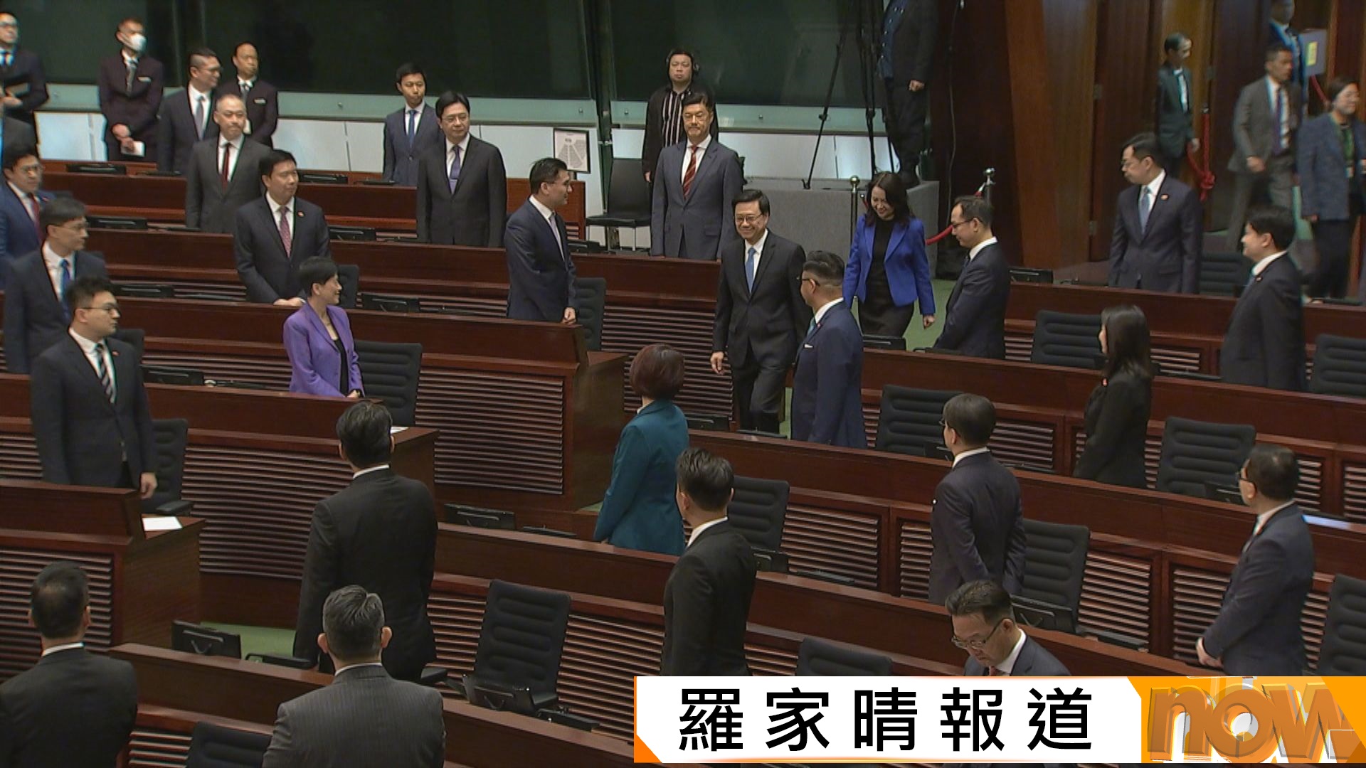 新一屆立法會議員宣誓　由行政長官李家超監誓