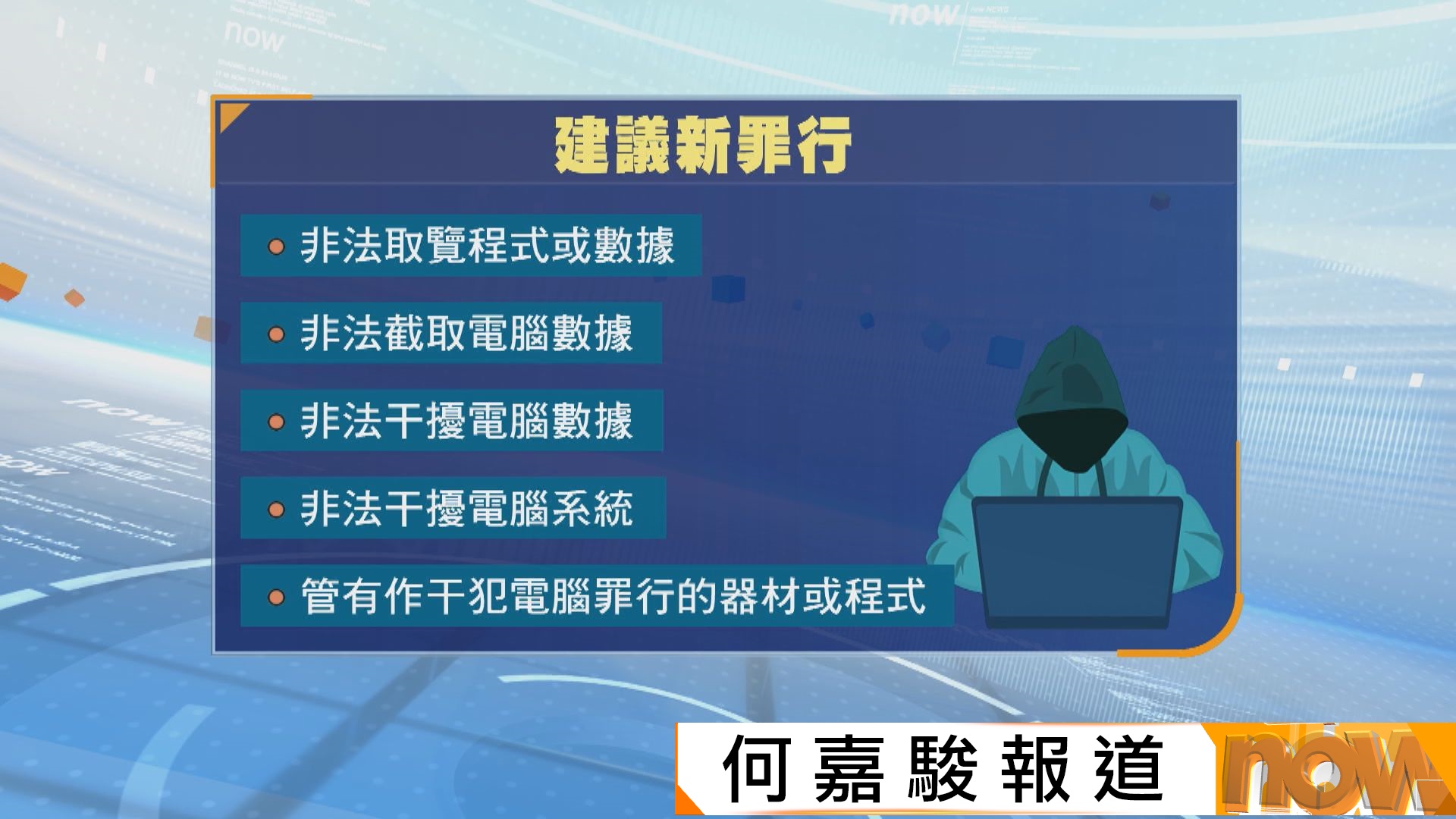 法改會倡增五類依賴電腦網絡罪行　涉加重罪行可判終身監禁