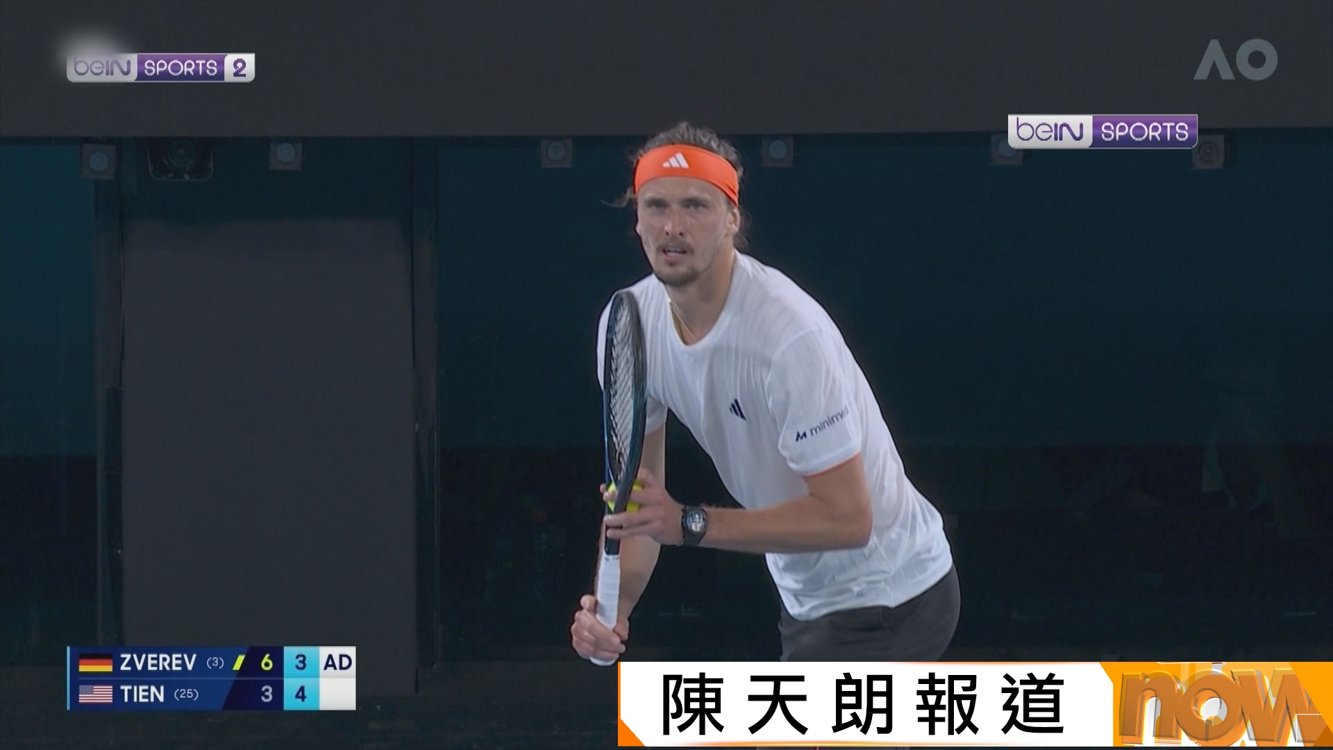 澳網　施華利夫盤數3比1淘汰錢亮拿　連續3年晉男單四強