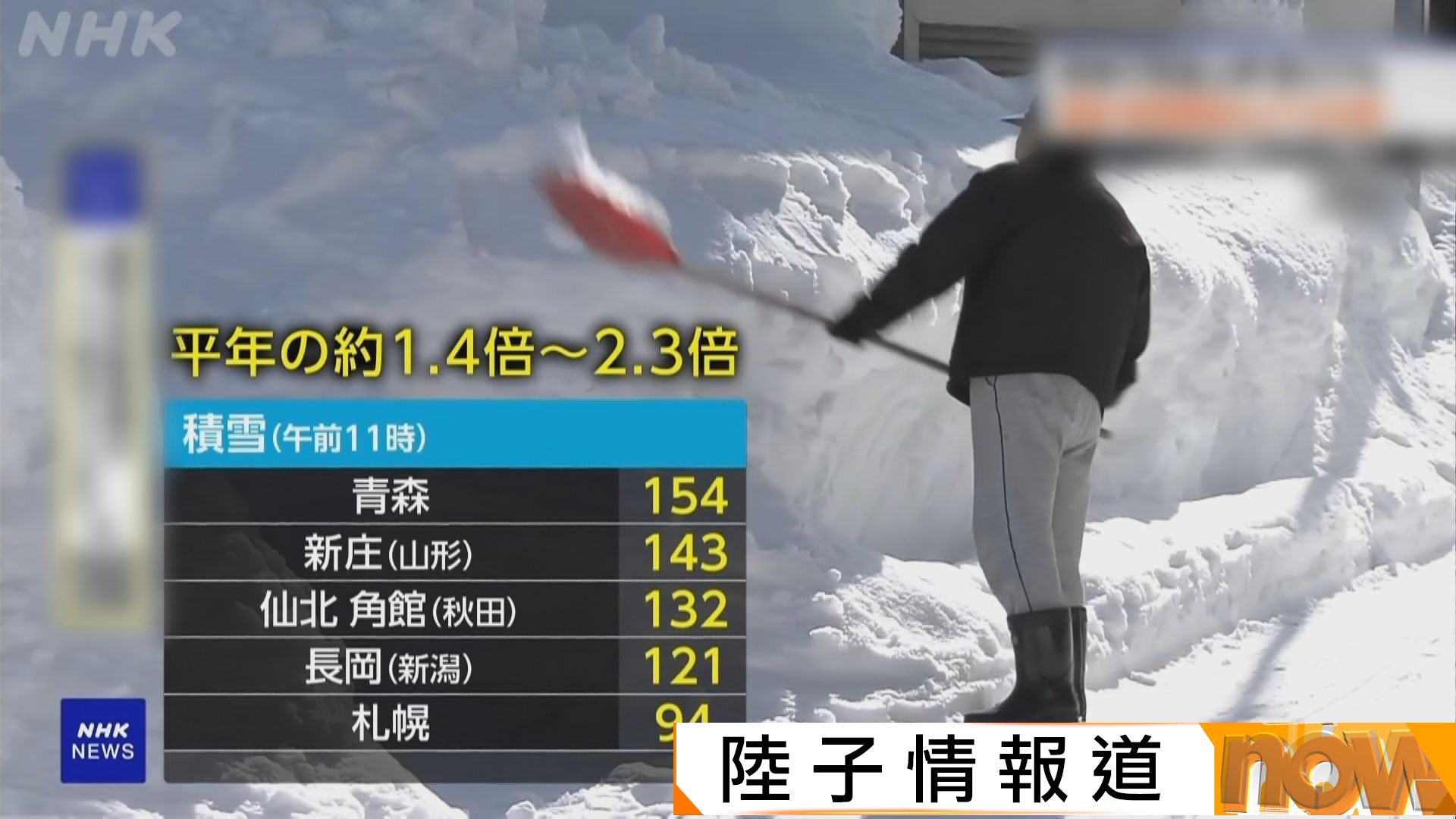 日本大雪｜周日眾議院選舉恐迎警報級大雪　逾四成票站或要提早關閉