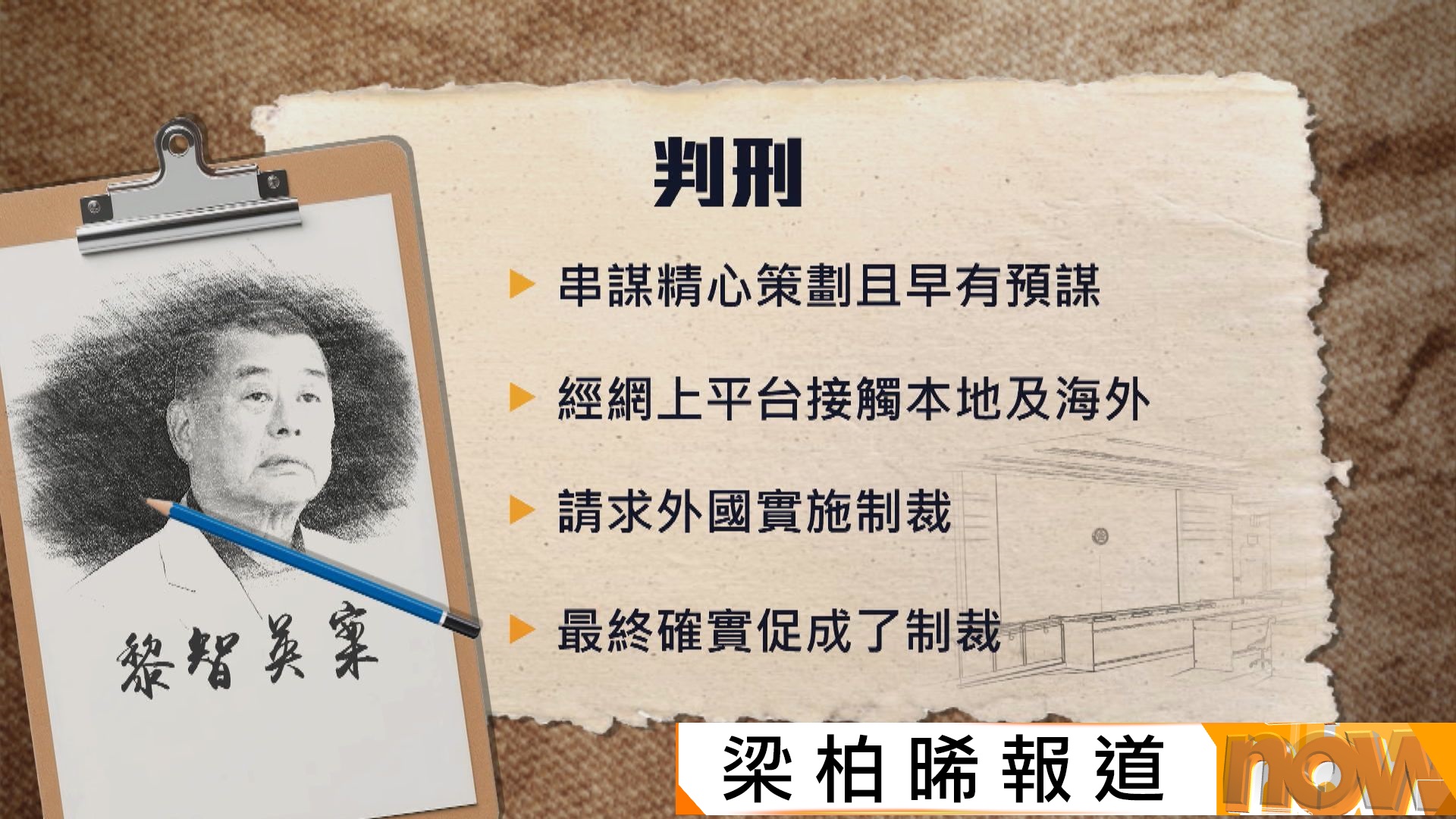 黎智英國安案｜黎智英串謀勾結外國勢力等罪判監20年　法官指是主腦須加刑