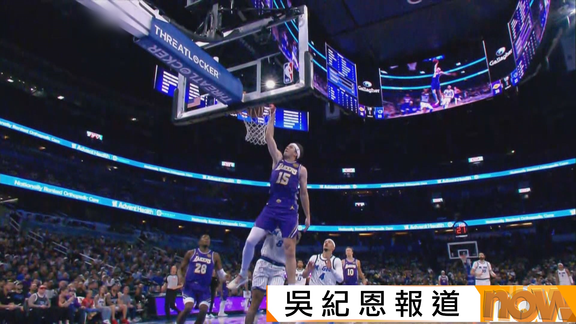 NBA　湖人 105:104 魔術