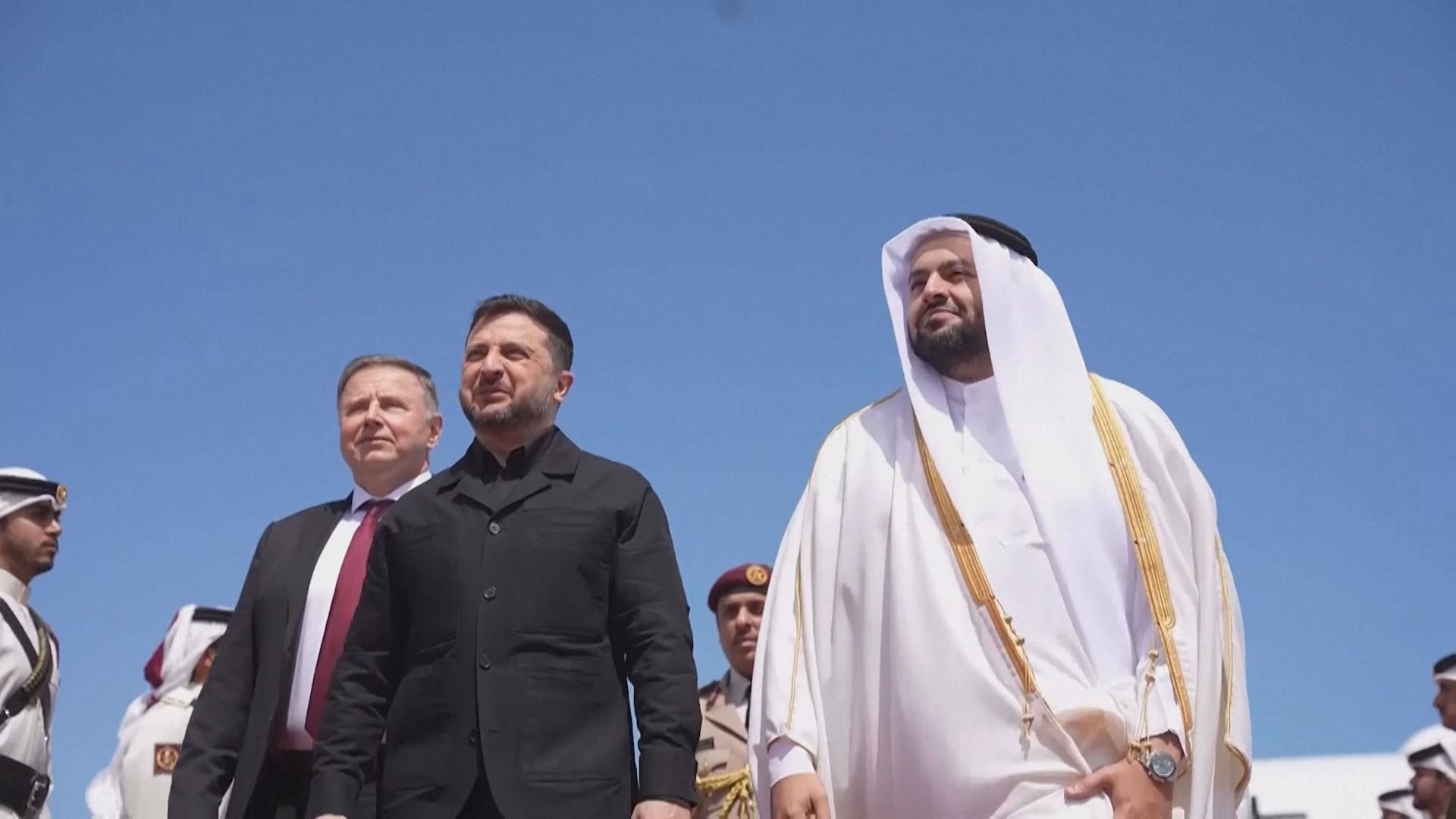 澤連斯基繼續中東訪問行程　與卡塔爾簽署防務合作協議