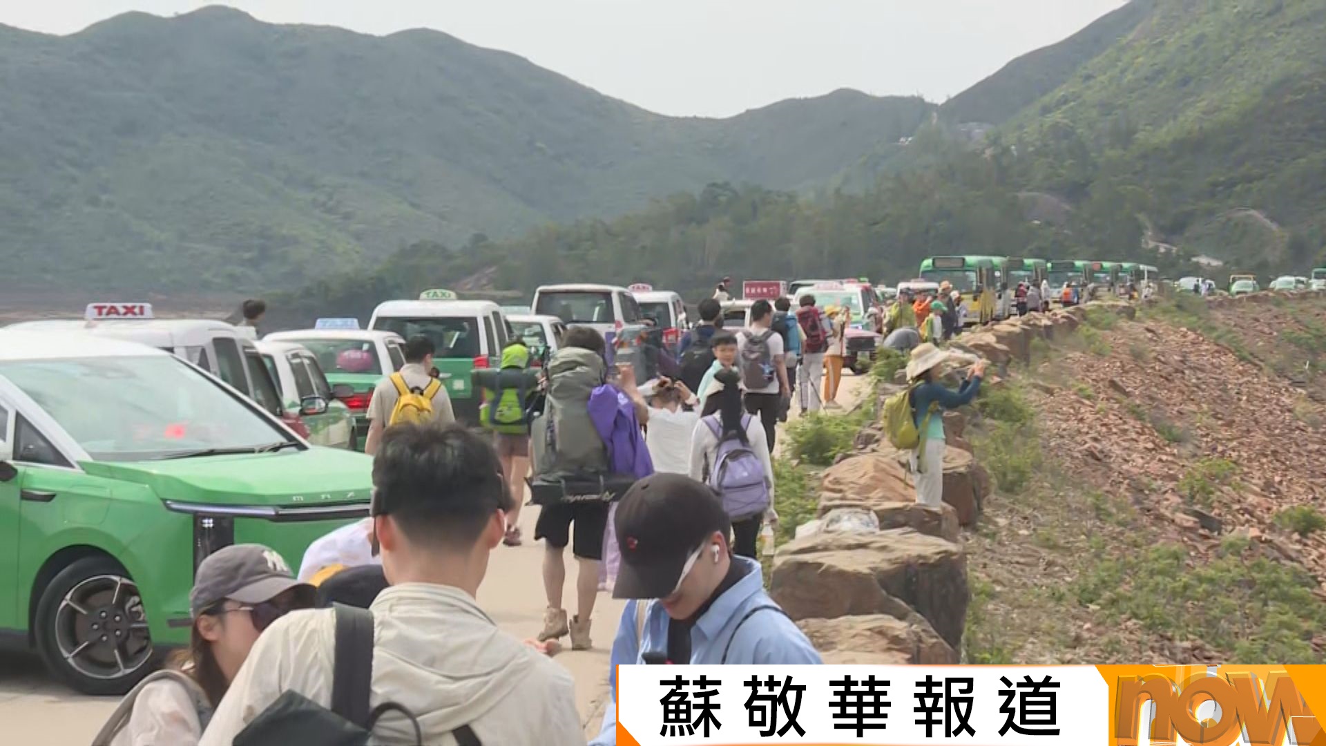 五一黃金周｜旅客市民湧東壩郊遊　西安客訪橋咀看海