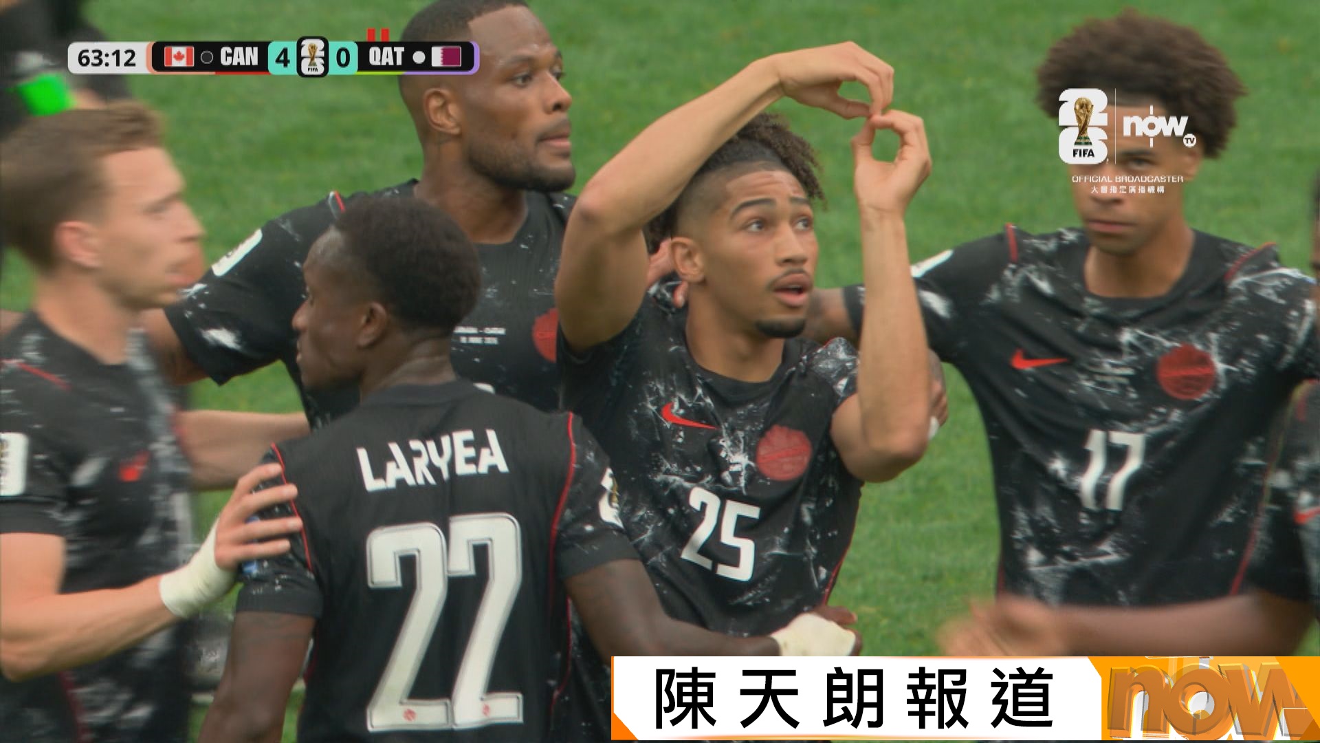 世界盃B組　大衛帽子戲法　加拿大6比0大勝9人卡塔爾
