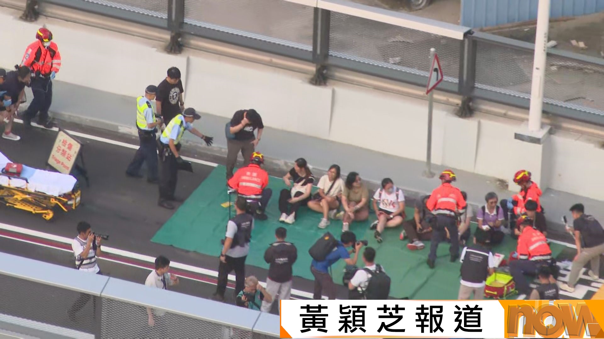 政府新皇崗口岸第二次大型演習　模擬發生翻車及槍擊事故